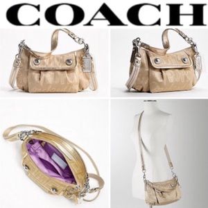 Coach poppy storypatch groovy convertible purse handbag